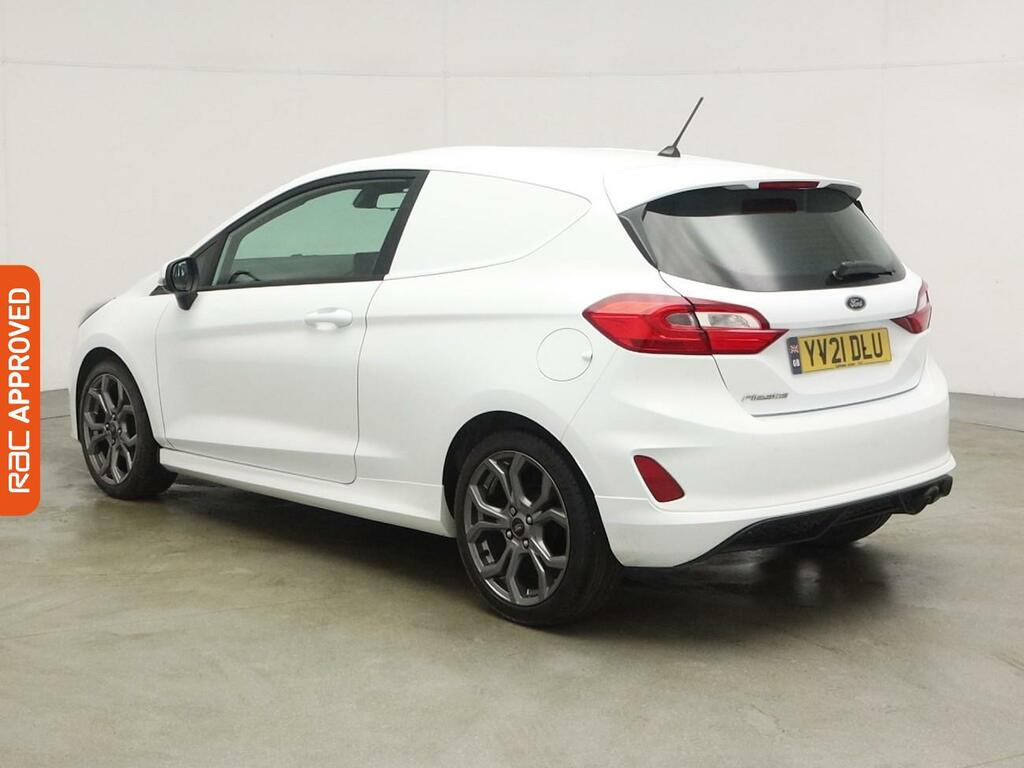 Ford Fiesta 1.0T Ecoboost Mhev Sport Car Derived Van Petro White #4