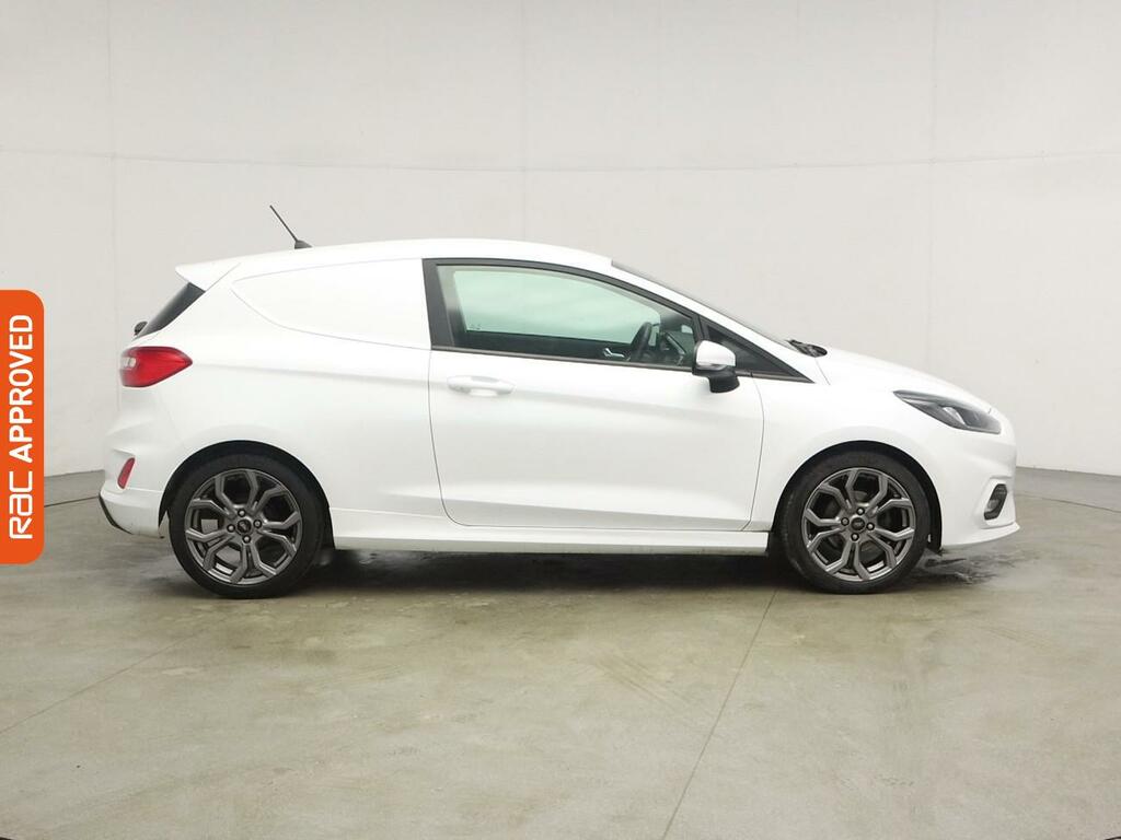 Ford Fiesta 1.0T Ecoboost Mhev Sport Car Derived Van Petro White #5