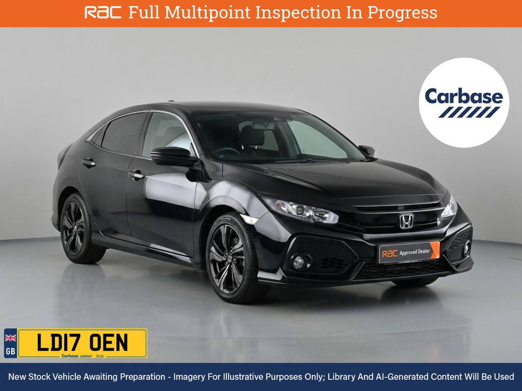 Honda Civic Hatchback 1.0 Vtec Turbo Sr Euro 6 Ss 2017 White #1