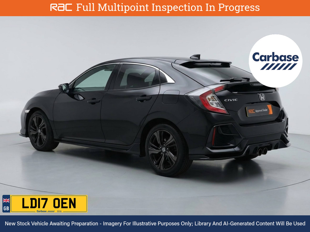 Honda Civic Hatchback 1.0 Vtec Turbo Sr Euro 6 Ss 2017 White #2