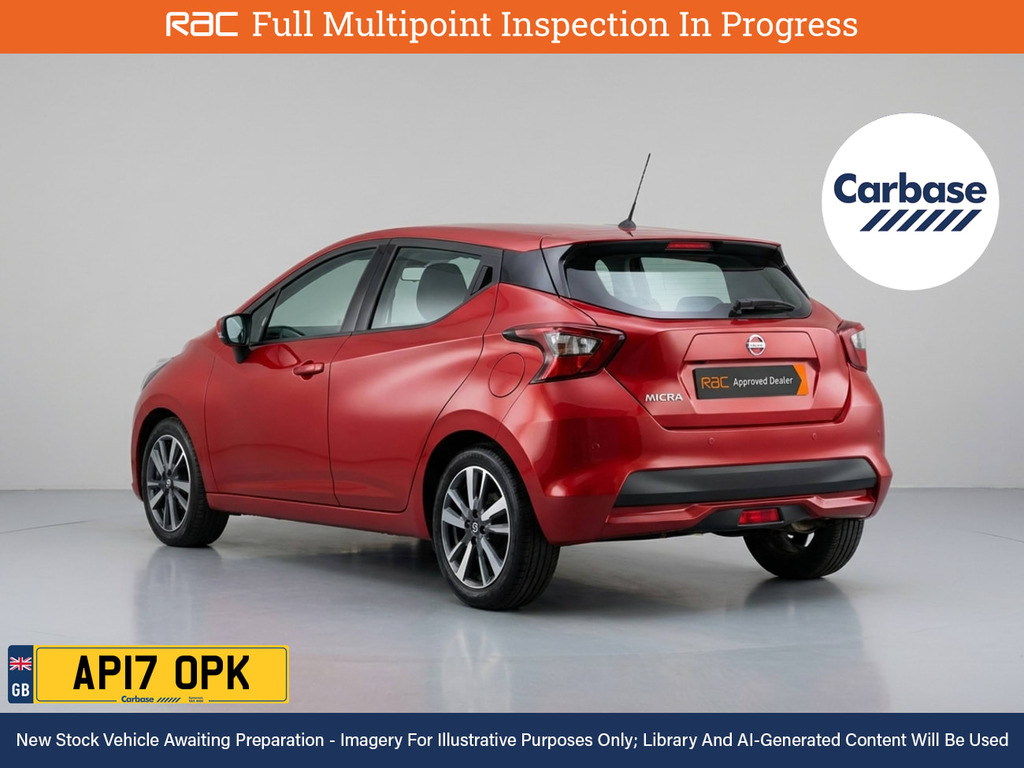 Nissan Micra 1.0 Acenta Hatchback Euro 6 71 Red