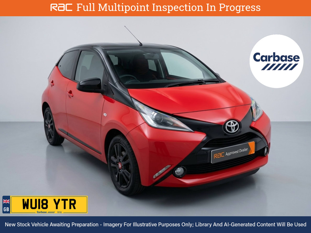 Toyota Aygo 1.0 Vvt-i X-cite 4 Red Bi-tone Hatchback Petro Red