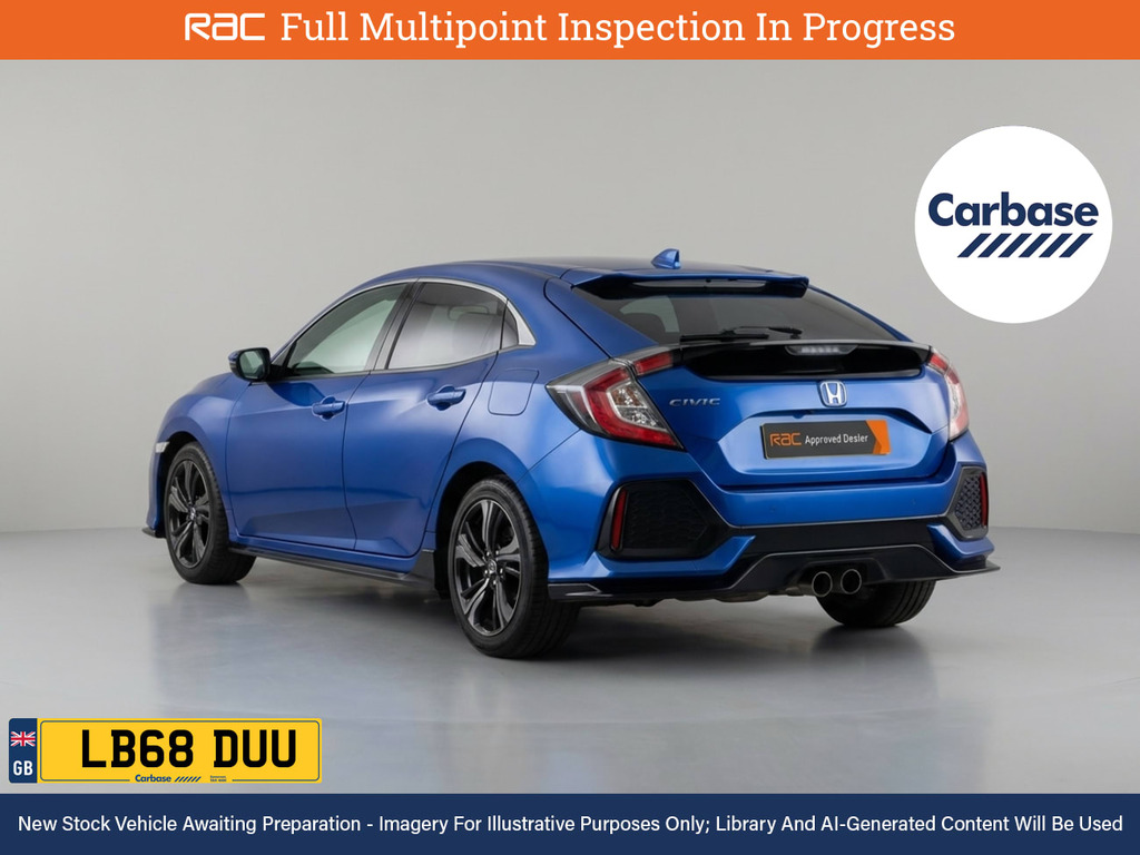 Honda Civic 1.6 I-dtec Sr Hatchback Euro 6 Blue #2