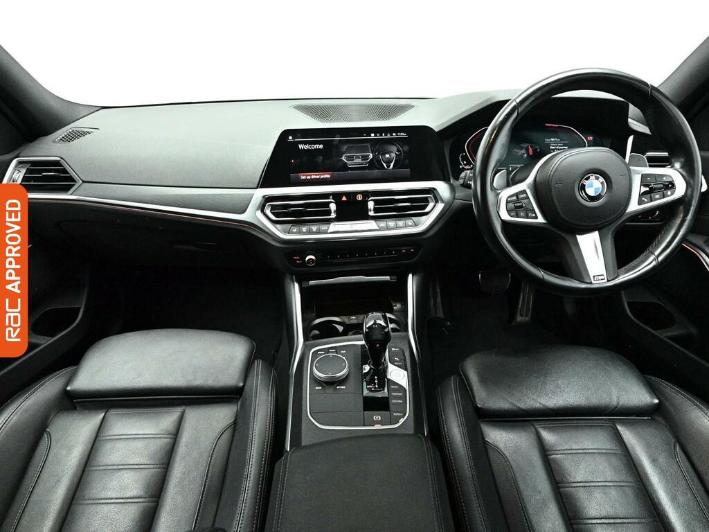 BMW 3 Series 2.0 330I M Sport Saloon Euro 6 S LC21CTK Black #2