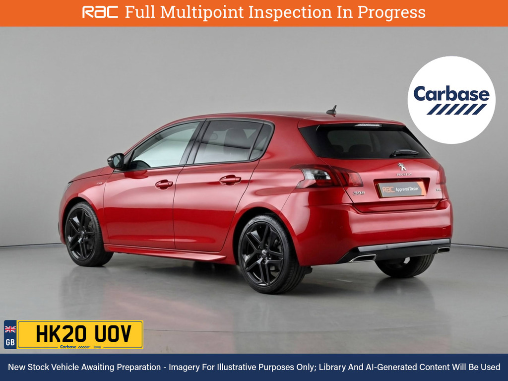 Peugeot 308 1.2 Puretech Gpf Gt Line Hatchback Manu Red #2