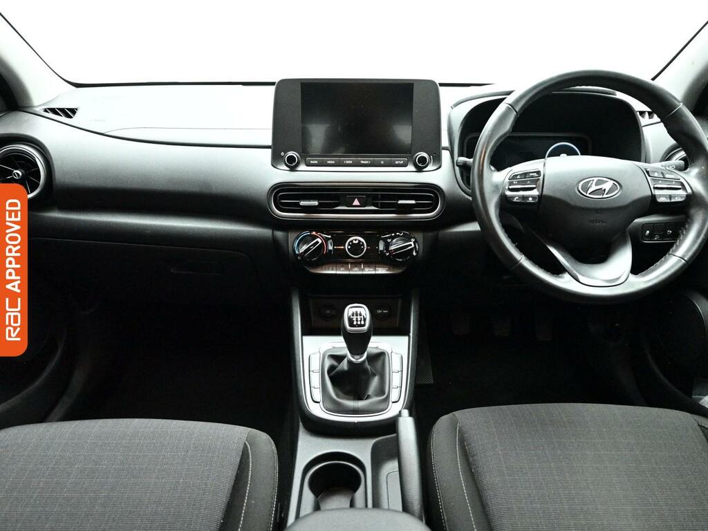 Hyundai Kona 1.0 T-gdi Mhev Se Connect Suv Hybrid Ma HV23TDZ Black #2