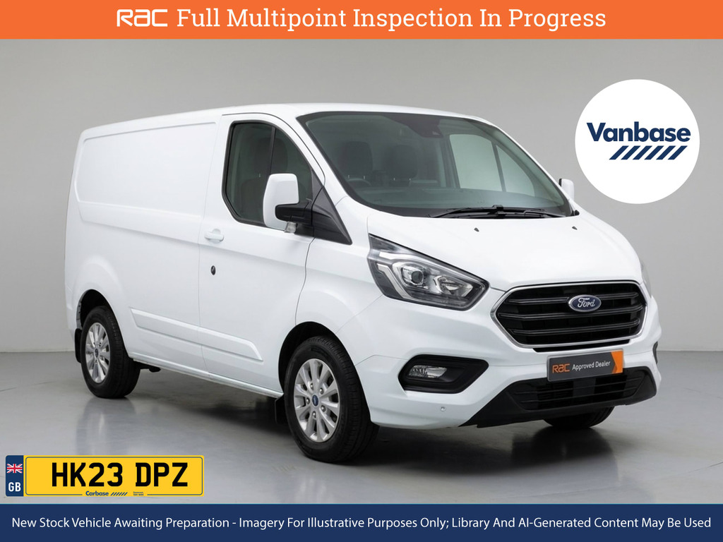 Ford Transit Custom 2.0 300 Ecoblue Limited Panel Van Manua HK23DPZ White