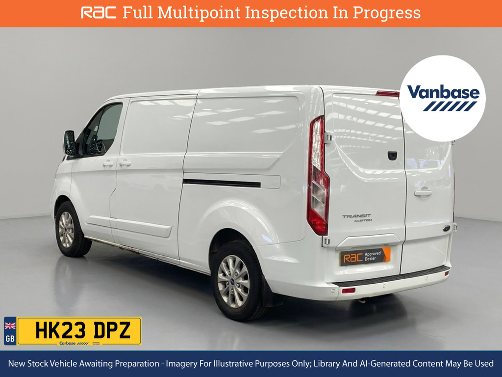 Ford Transit Custom 2.0 300 Ecoblue Limited Panel Van Manua HK23DPZ White #2