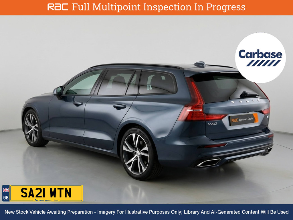 Volvo V60 2.0 B3 Mhev R-design Estate Hybrid Blue #2