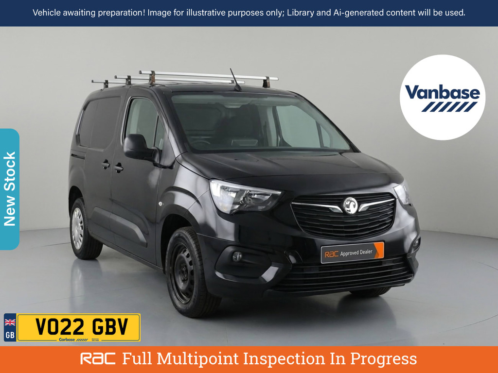 Vauxhall Combo 1.5 Turbo D 2000 Sportive Panel Van Man Black