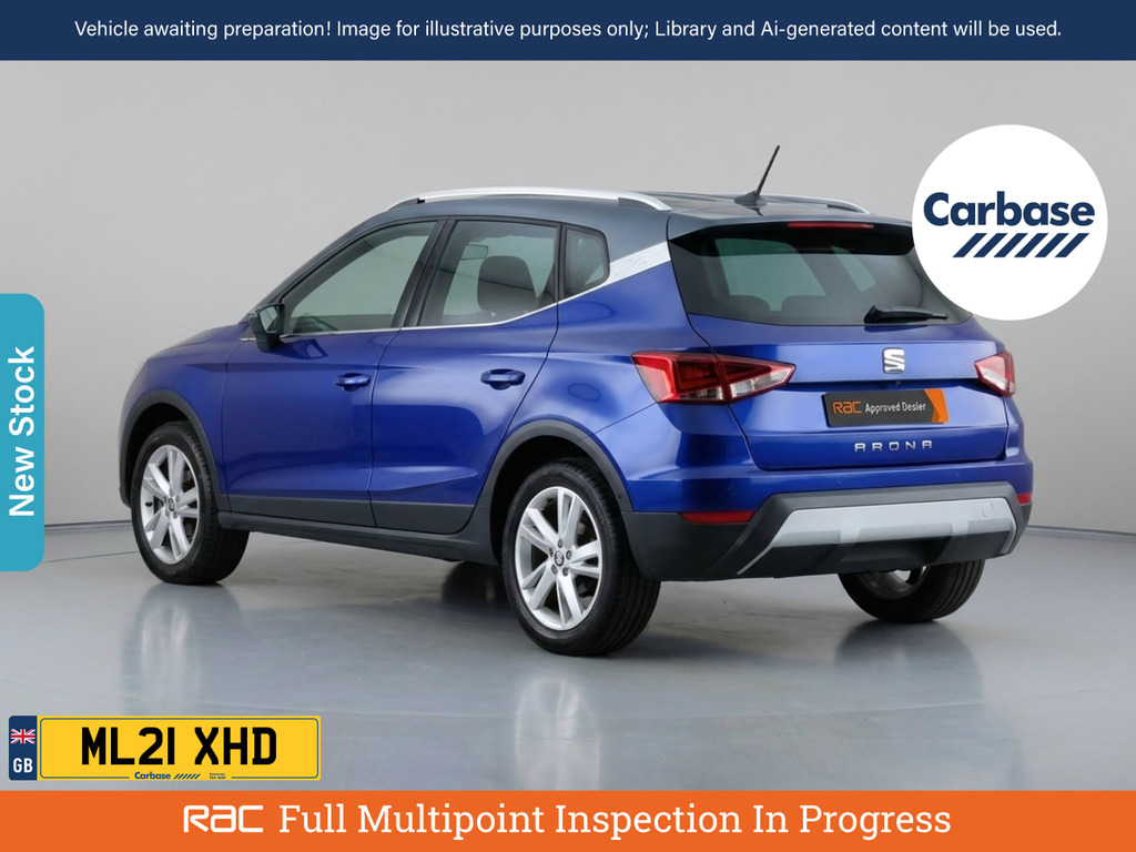 Seat Arona 1.0 Tsi 95Ps Se Evo Technology Suv White #2