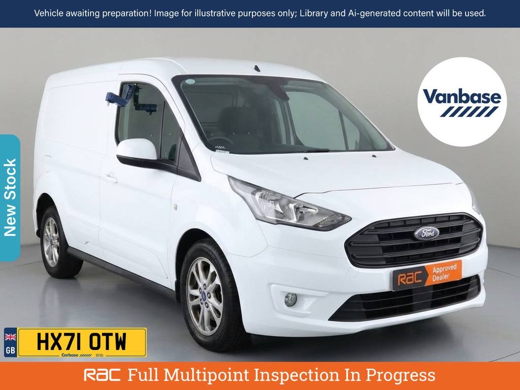 Ford Transit Connect 1.5 200 Ecoblue Limited Panel Van Manua White