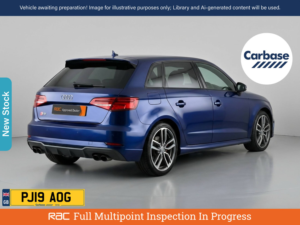 Audi S3 2.0 Tfsi Black Edition Sportback S Tron Blue