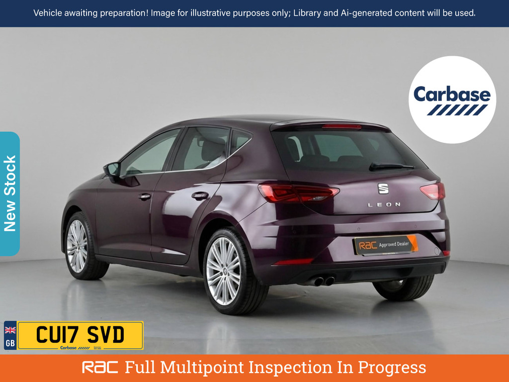 Seat Leon Estate 1.4 Ecotsi Fr Technology St Dsg Euro 6 Ss White #1