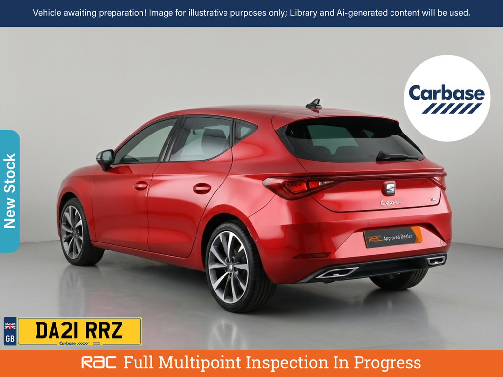 Seat Leon 1.5 Etsi Mhev Fr Sport Hatchback Hybrid Red