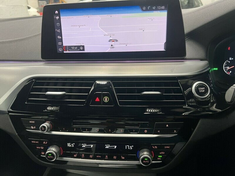 BMW 5 Series 520D M Sport Touring White #16