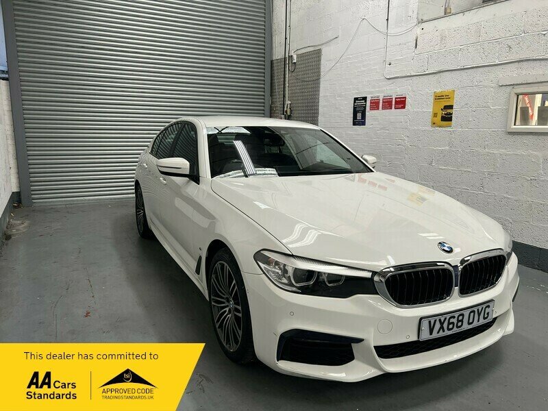 BMW 5 Series 530E M Sport White