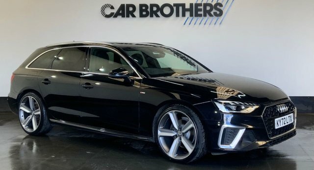 Audi A4 Avant 2.0 Tdi 35 S Line Estate S Tronic Euro KY72LTX Black