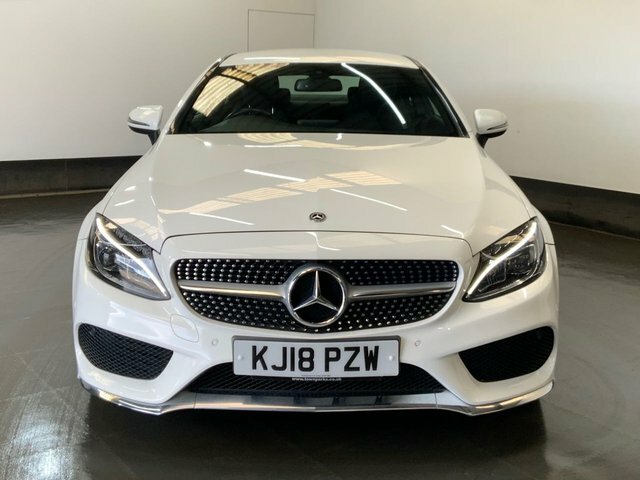 Mercedes-Benz C Class 2.1 C220d Amg Line Coupe G-tronic Euro White #3