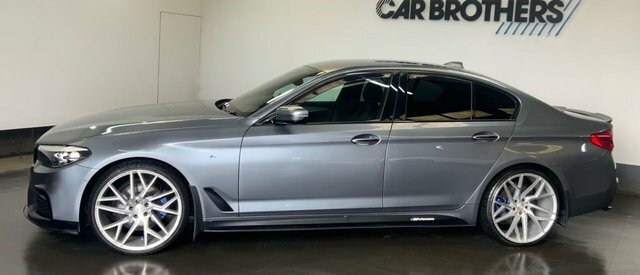 BMW 5 Series 2.0 520D M Sport Saloon Euro 6 S Blue #5