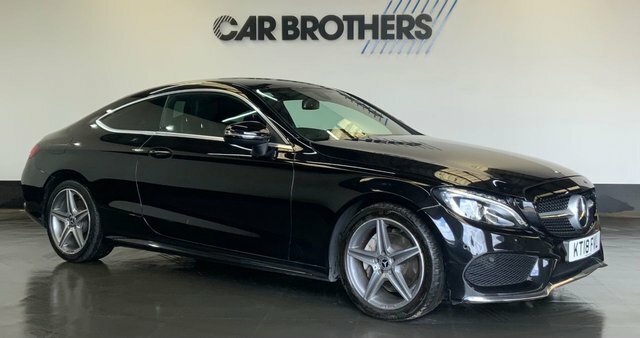 Mercedes-Benz C Class 2.1 C220d Amg Line Coupe G-tronic Euro Black
