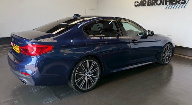BMW 5 Series 3.0 530D M Sport Saloon Euro 6 S Blue #3