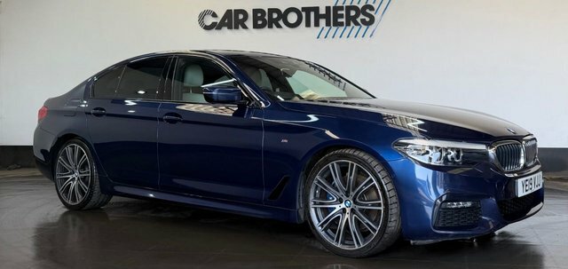 BMW 5 Series 3.0 530D M Sport Saloon Euro 6 S Blue #2