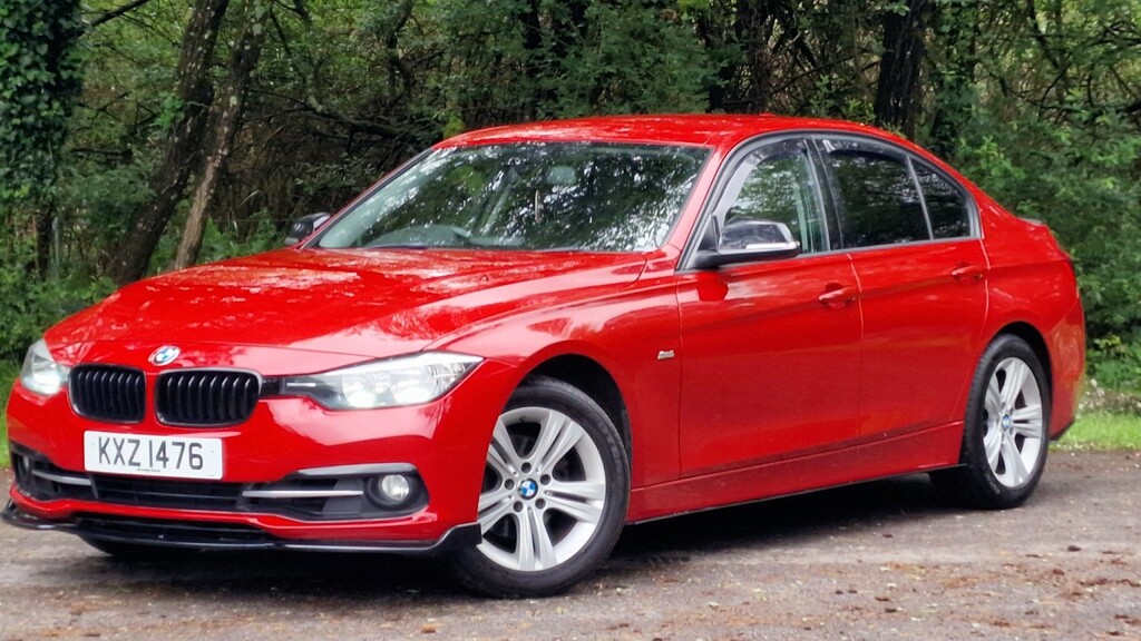 BMW 3 Series 2.0 320I Sport Saloon 2017 Red #4