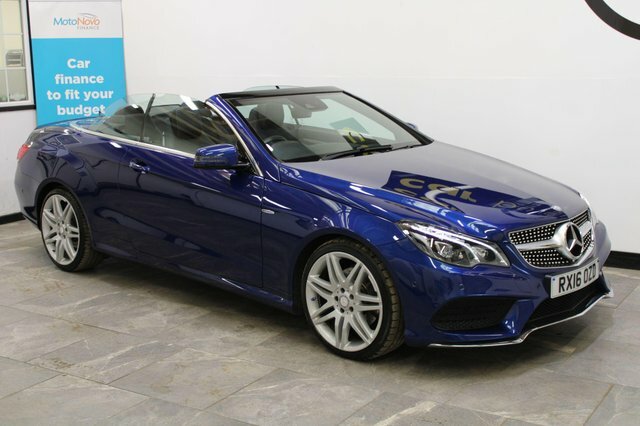 Mercedes-Benz E Class 2016 3.0 E350d V6 Amg Line Edition Cabriolet G-tro Blue #5