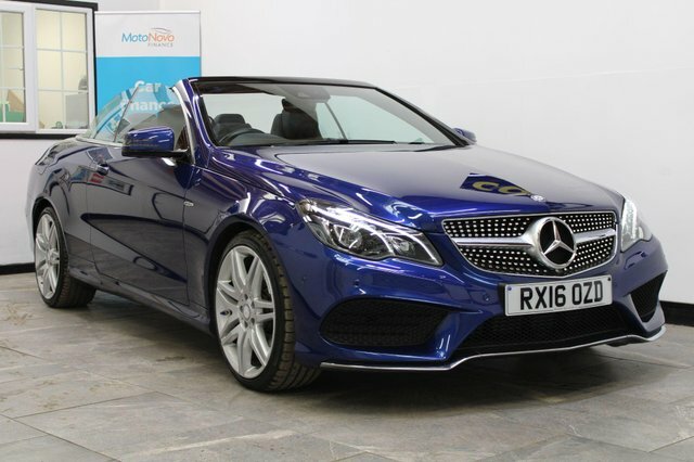 Mercedes-Benz E Class 2016 3.0 E350d V6 Amg Line Edition Cabriolet G-tro Blue #6