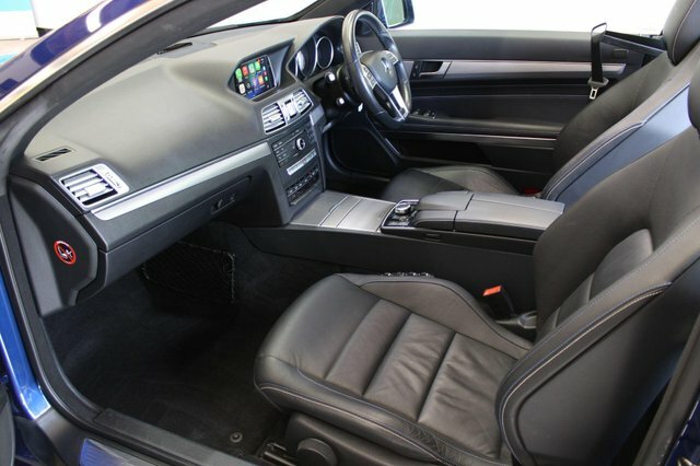 Mercedes-Benz E Class 2016 3.0 E350d V6 Amg Line Edition Cabriolet G-tro Blue #2