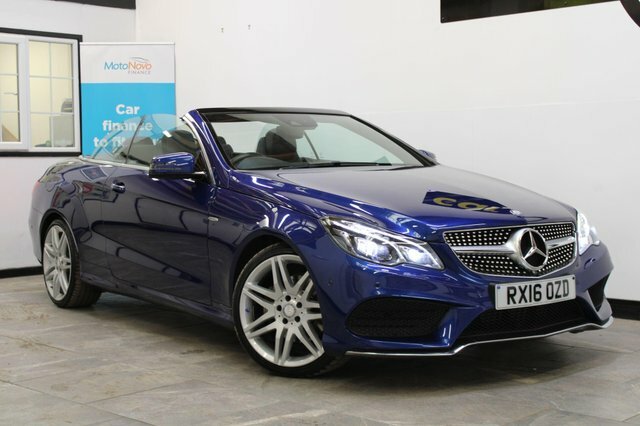 Mercedes-Benz E Class 2016 3.0 E350d V6 Amg Line Edition Cabriolet G-tro Blue