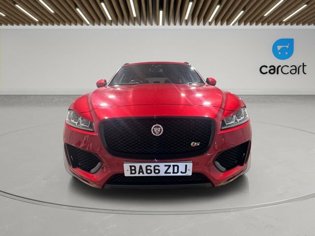 Jaguar F-Pace D300 V6 S Suv BA66ZDJ Red #2