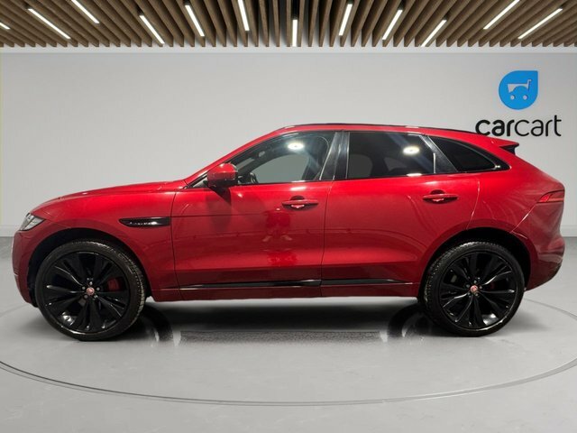 Jaguar F-Pace D300 V6 S Suv BA66ZDJ Red #4