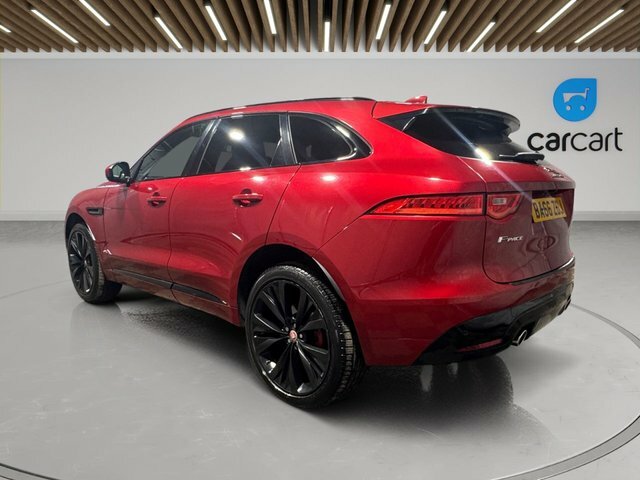 Jaguar F-Pace D300 V6 S Suv BA66ZDJ Red #5