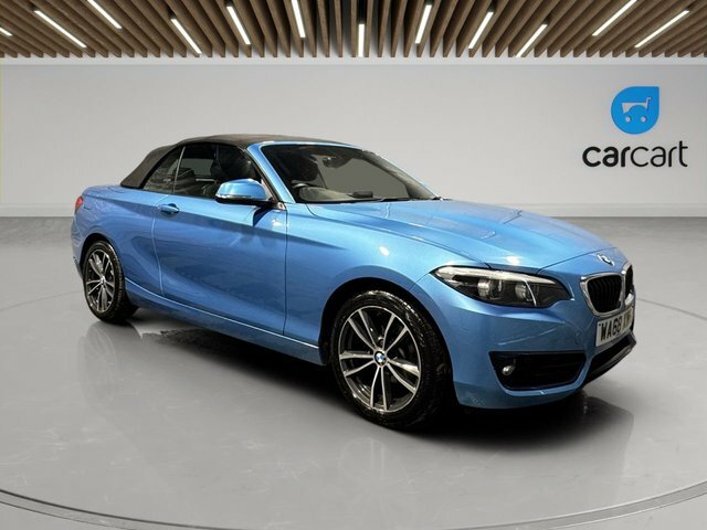 BMW 2 Series 218I Sport Convertible Blue