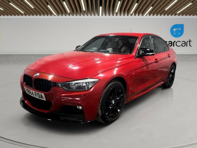 BMW 3 Series 335D M Sport Saloon YB64FOA Red #3