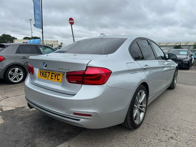 BMW 3 Series 320D Sport Saloon YK67EYC Silver #4