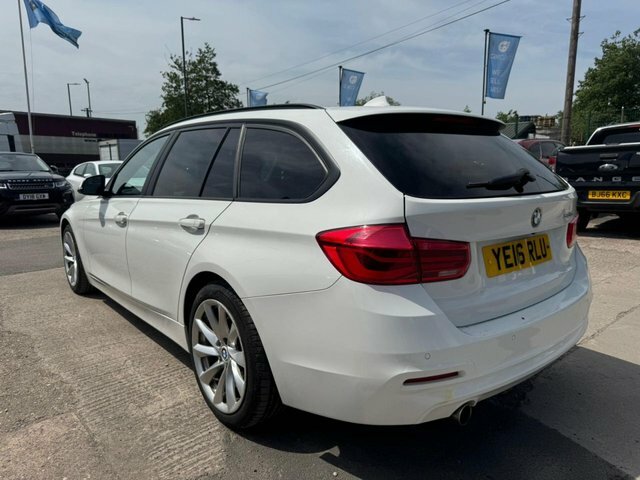 BMW 3 Series 318D Se Touring YE16RLU White #3