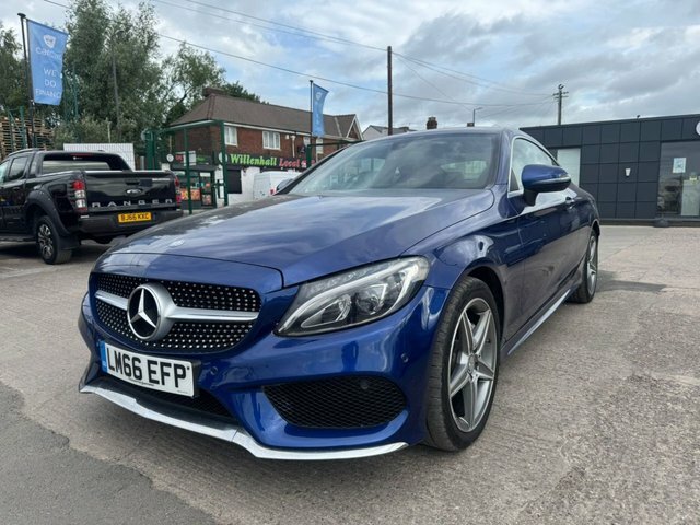 Mercedes-Benz C Class C220d Amg Line Coupe LM66EFP Blue #2