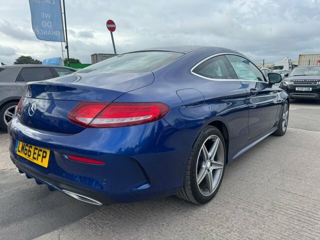 Mercedes-Benz C Class C220d Amg Line Coupe LM66EFP Blue #4