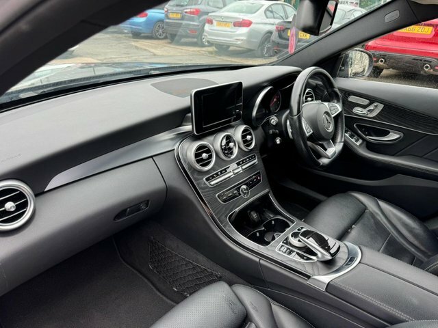 Mercedes-Benz C Class C220d Amg Line Premium GU17VYL Black #6
