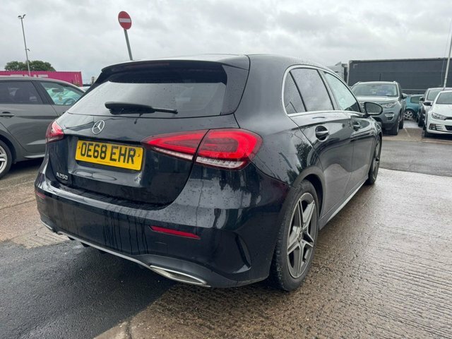 Mercedes-Benz A Class A250 Amg Line Hatchback OE68EHR Black #4