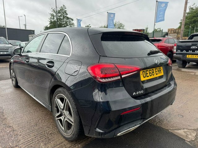 Mercedes-Benz A Class A250 Amg Line Hatchback OE68EHR Black #3