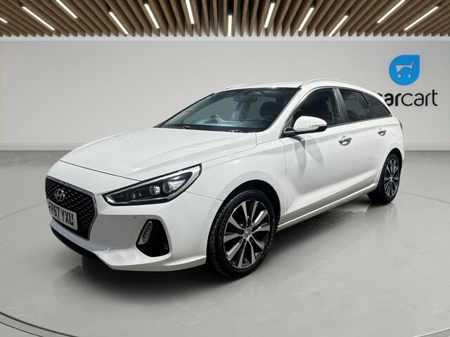 Hyundai I30 Crdi Premium Tourer White #3