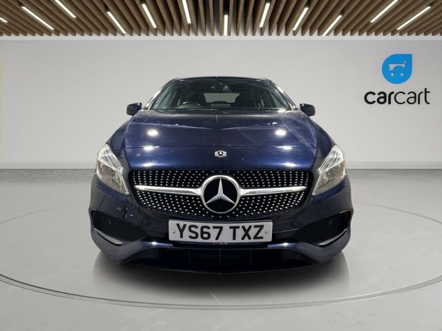 Mercedes-Benz A Class A180d Amg Line Hatchback YS67TXZ Blue #2