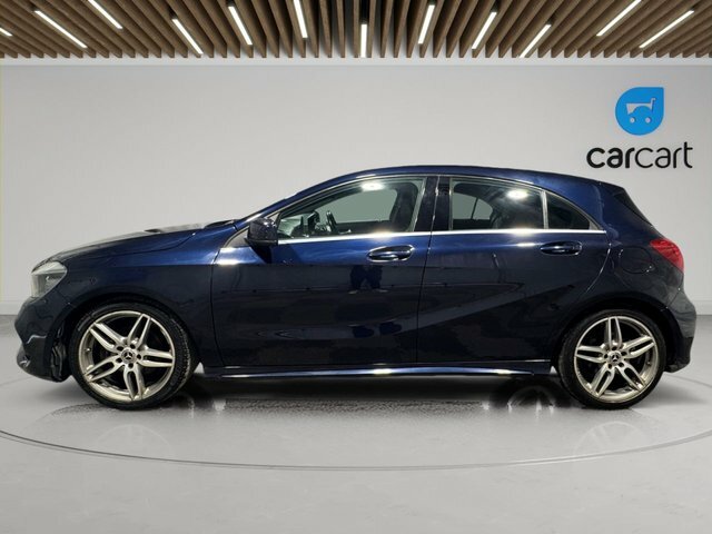 Mercedes-Benz A Class A180d Amg Line Hatchback YS67TXZ Blue #4