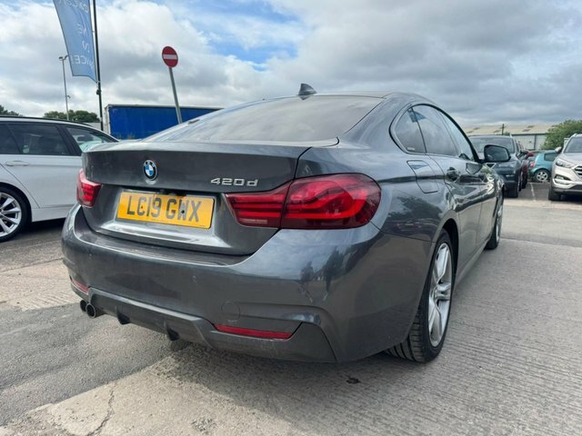 BMW 4 Series Gran Coupe 420D M Sport Hatchback Grey #4
