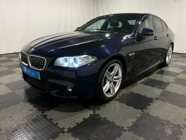 BMW 5 Series 530D M Sport Saloon Black #3