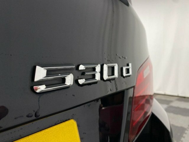 BMW 5 Series 530D M Sport Saloon Black #6